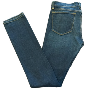 J Brand Distressed Denim Jeans Low Rise Pencil Leg